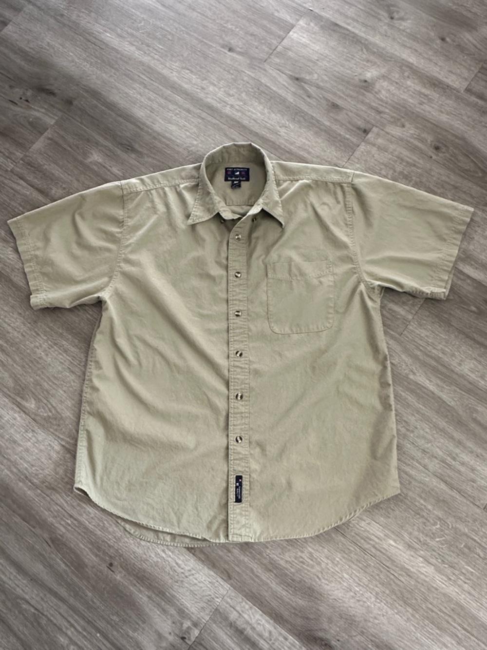 Port Authority olive Button-Down Casual Shirt